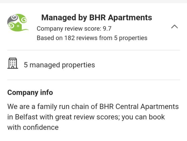 בלפסט Perfect Central City Location - Parking - 3 Beds - 2 Bedrooms מראה חיצוני תמונה